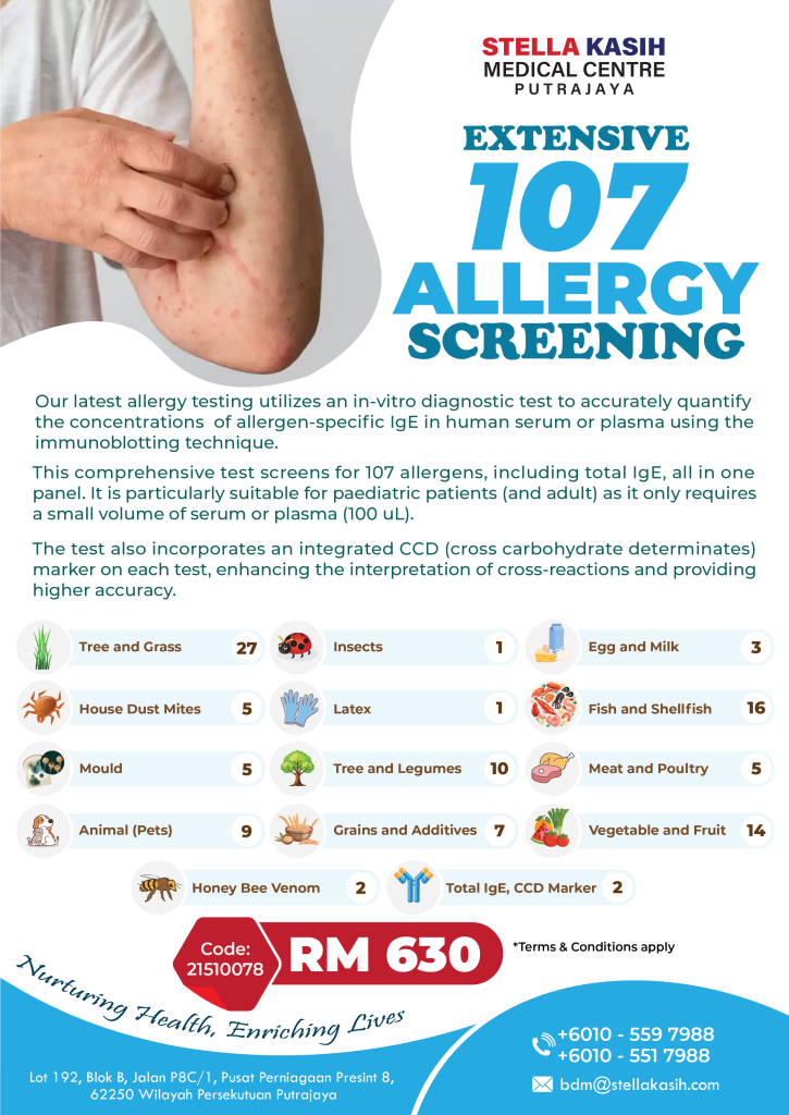 107 Allergy Screening Package